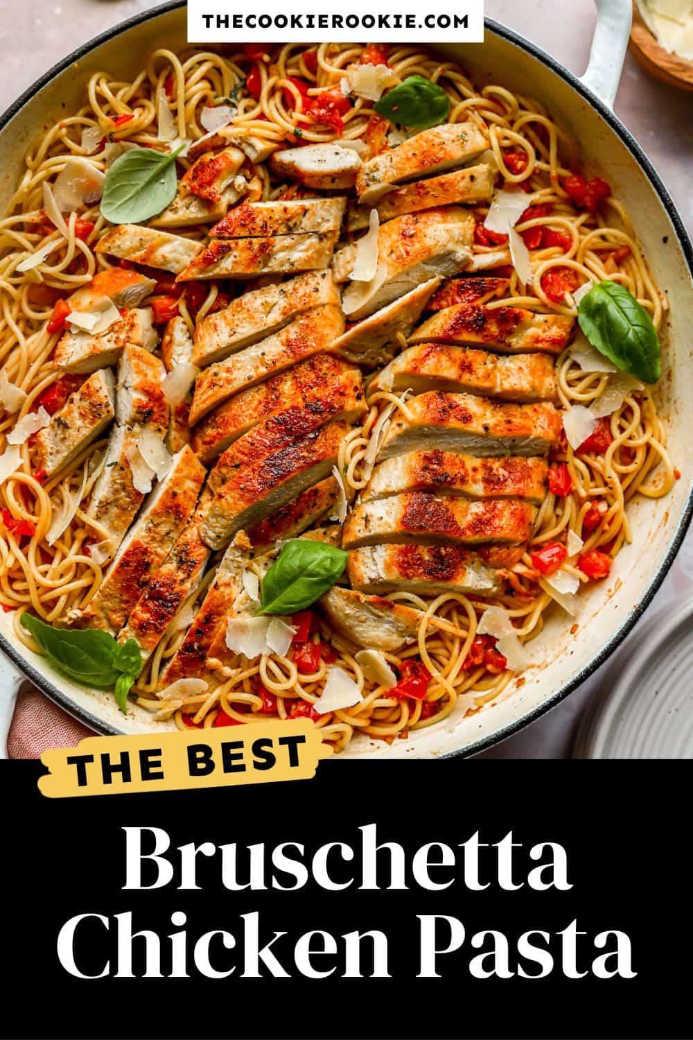 Bruschetta Chicken Pasta Recipe - The Cookie Rookie®