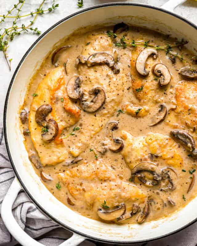 Creamy Mushroom Chicken Recipe - The Cookie Rookie®