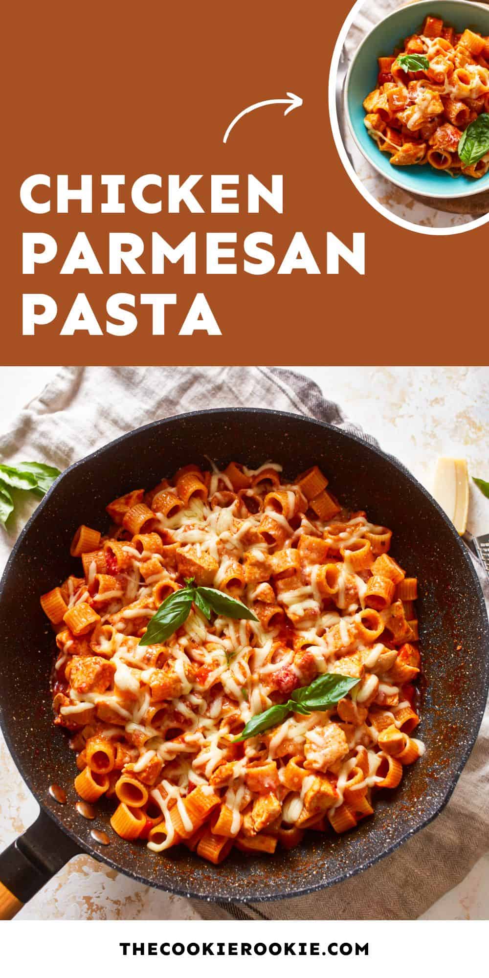 Chicken Parmesan Pasta Recipe - The Cookie Rookie®