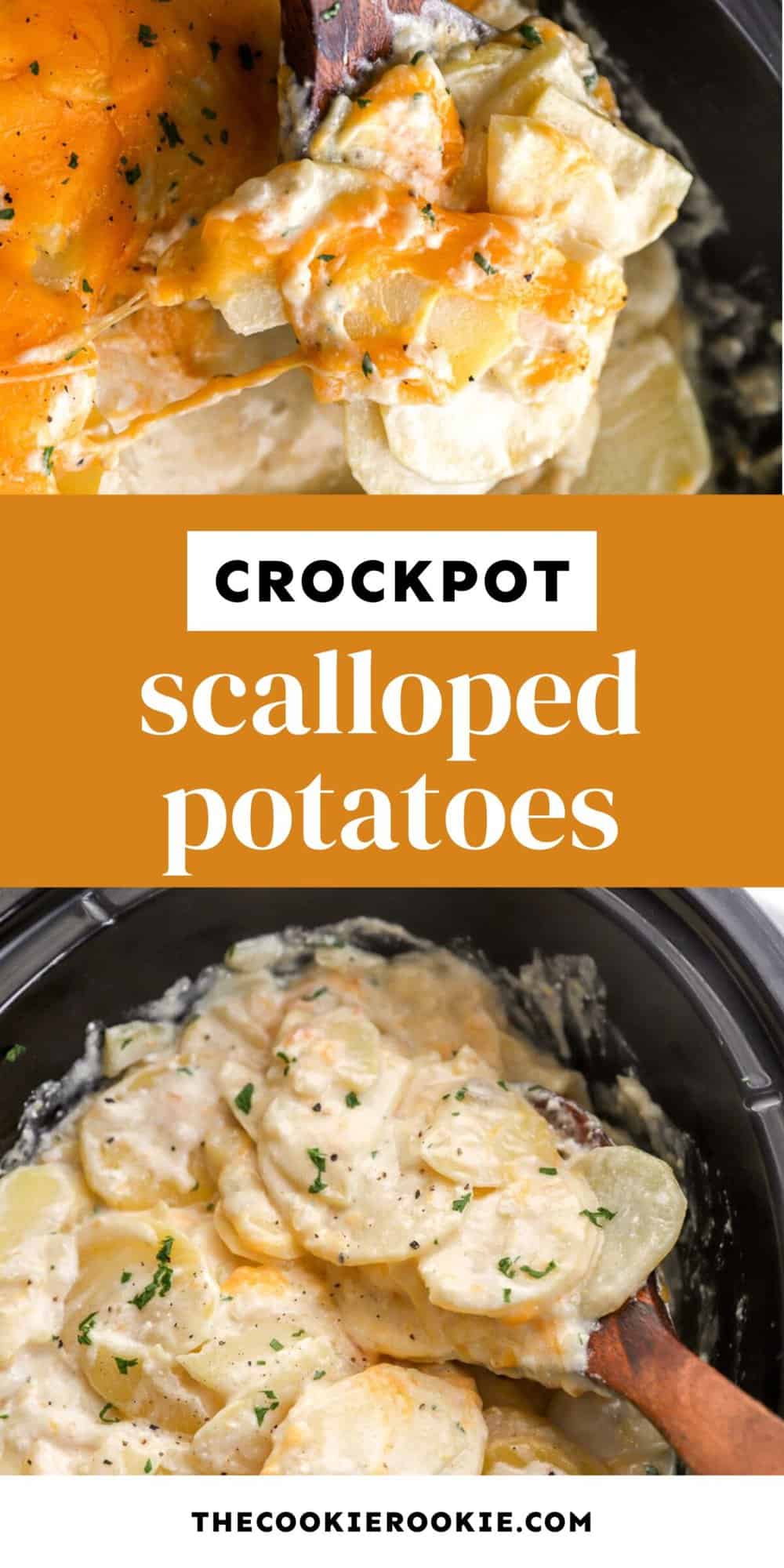 crockpot scalloped potatoes pin