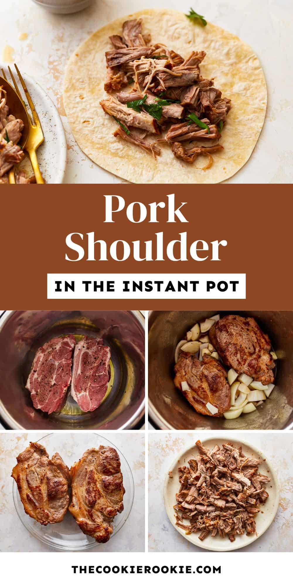 pork shoulder in the instant pot pin