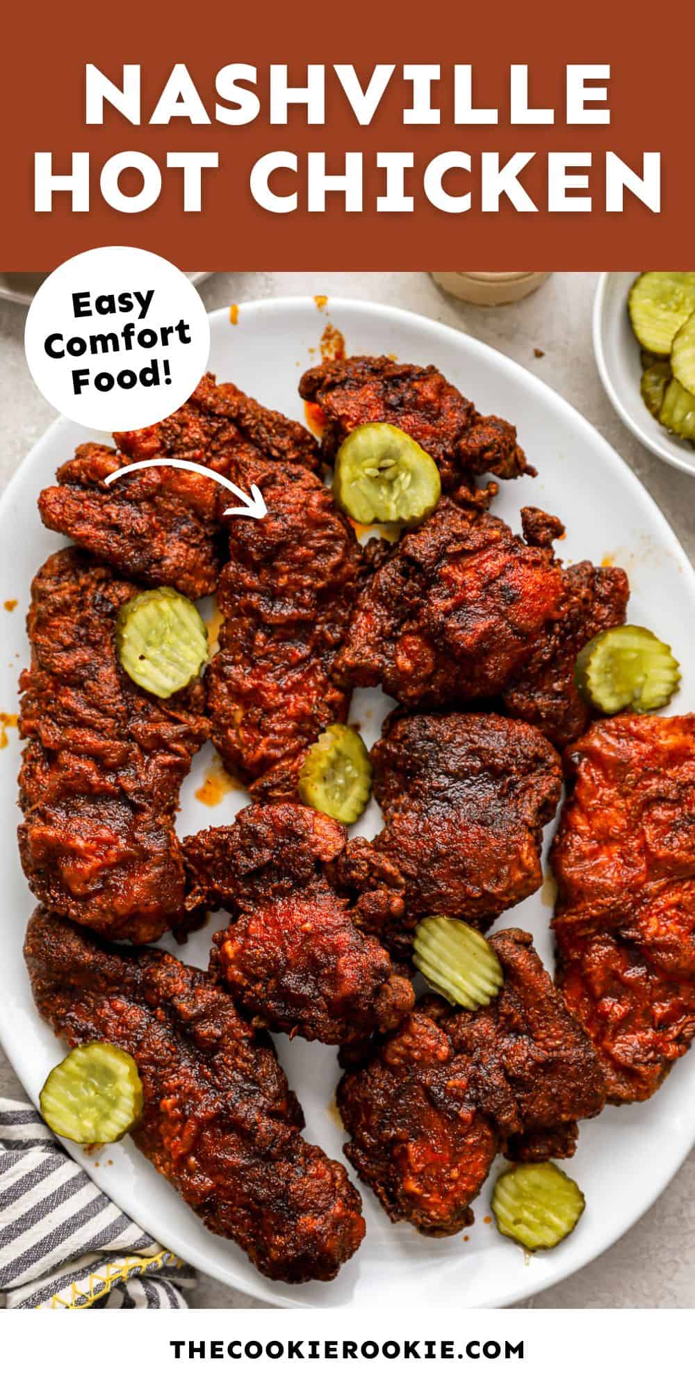 Nashville hot chicken pin