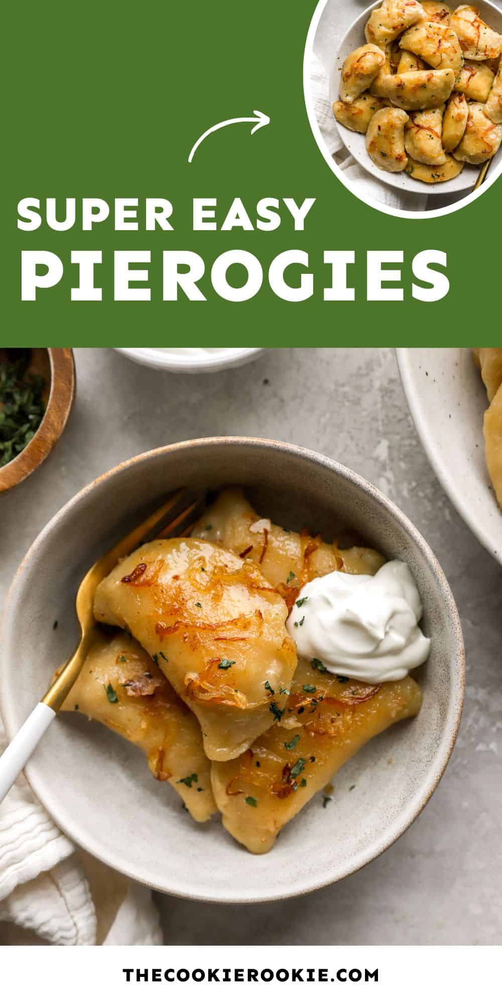 super easy pierogis pin