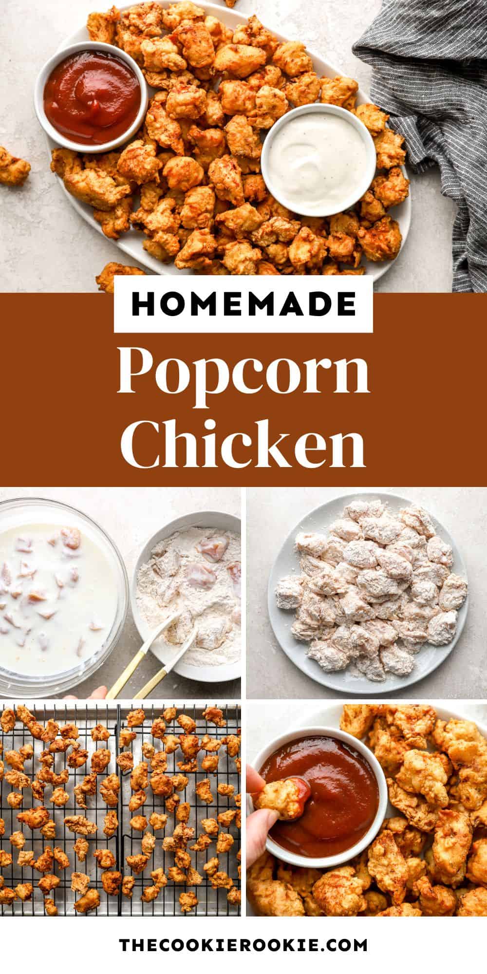 homemade popcorn chicken recipe