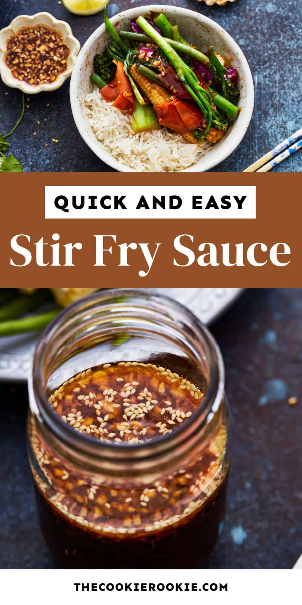 quick and easy stir fry sauce recipe